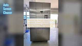 550KG स्क्रीन क्लीनर ऑटो क्लीन और ड्राई
