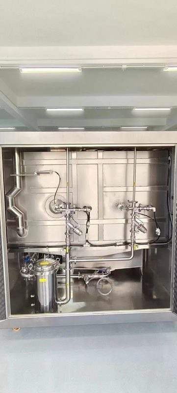 360° डबल साइड स्प्रे रॉड के साथ 1000L/min स्टेंसिल क्लीनिंग मशीन घुमावदार आइसोबेरिक स्प्रे क्लीनिंग सूखी समय 3~5min