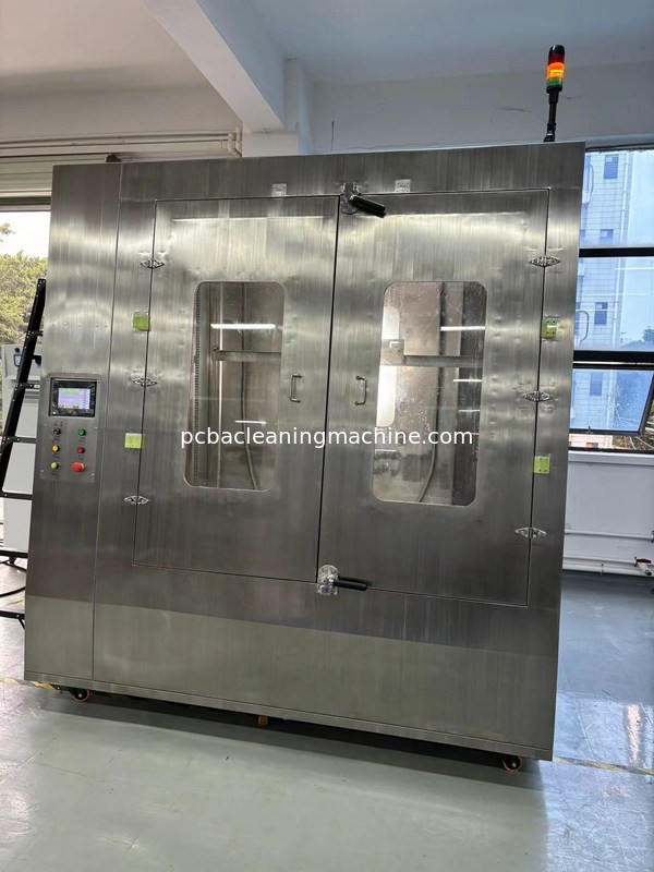 AC380V/3p/50/60Hz पीसीबी असेंबली की सफाई करने वाली मशीन 100-150 सेमी/मिनट की शुद्ध कन्वेयर गति के साथ