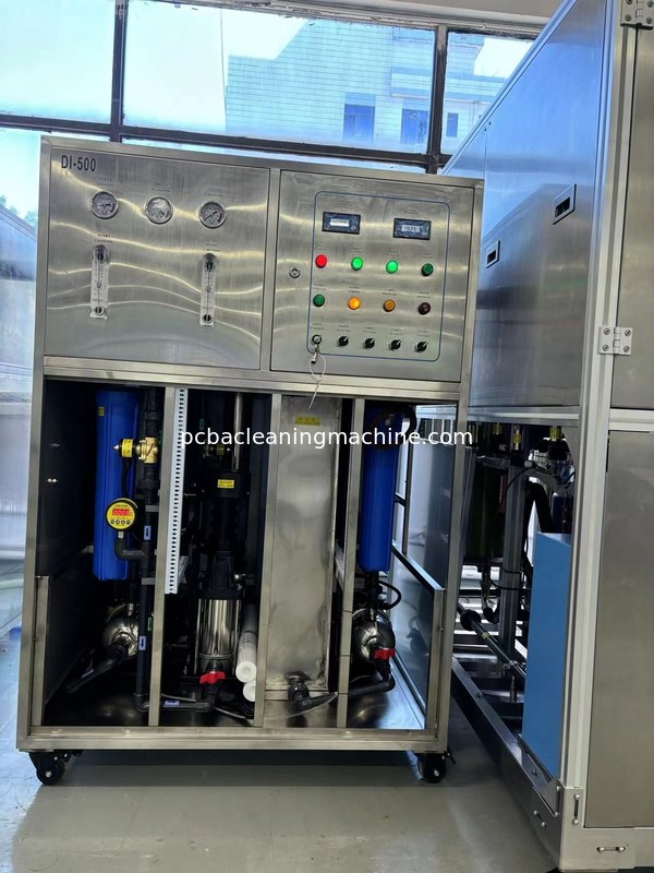 कन्वेयर स्प्रे प्रकार अर्धचालक सफाई मशीन, फिल्टर 0.01umx1pcs, आकार 600mm, वोल्टेज 380V