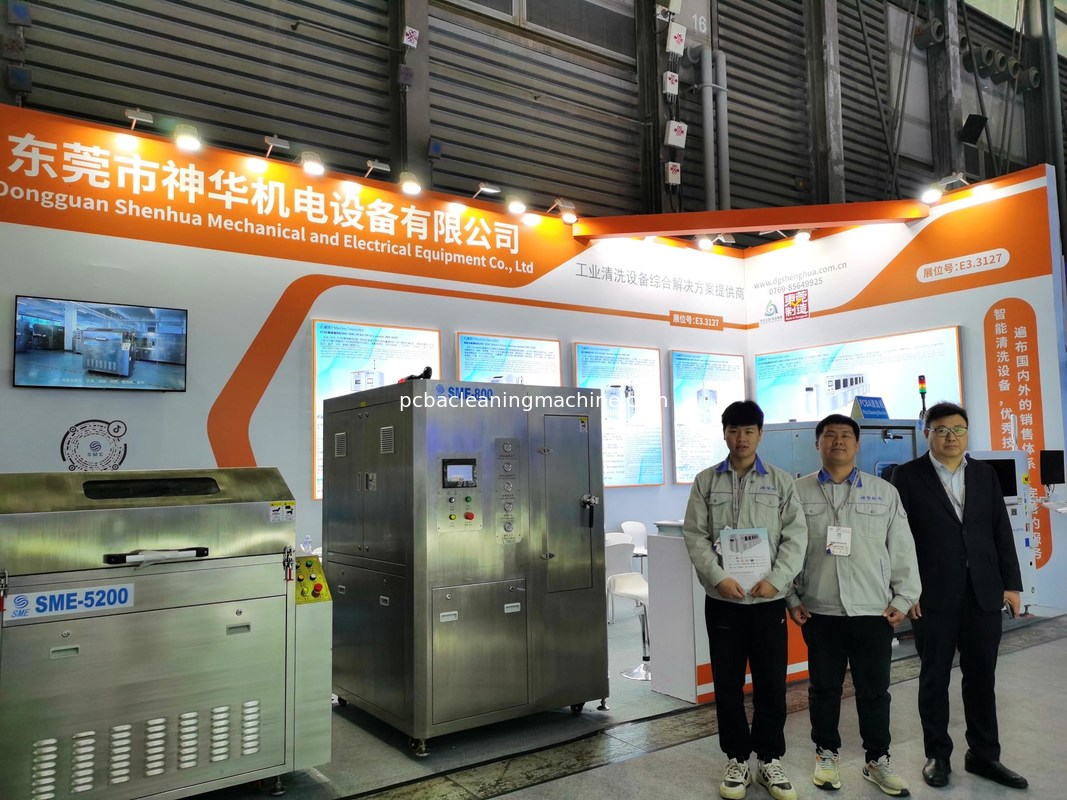 PCBA बैच टाइप स्प्रे वॉश डिफ्लक्स मशीन 3 स्प्रे मैनिफोल्ड्स 2 लेयर्स PCBA बास्केट 1वॉश कैबिनेट;