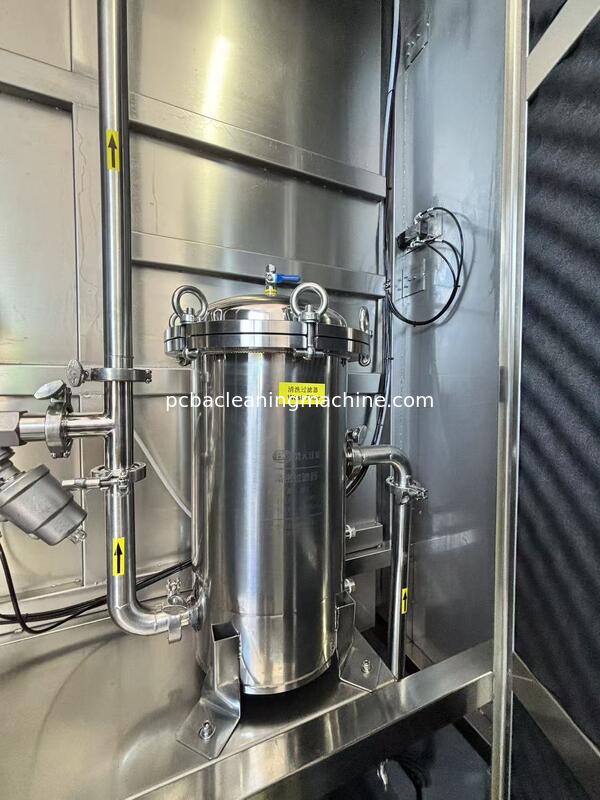 एसएमई-3150 50L वॉश टैंक स्वचालित स्क्रीन सफाई मशीन स्टेनलेस स्टील फ्रेम एबीएस पैनल टिकाऊ स्क्रीन क्लीनर से लैस