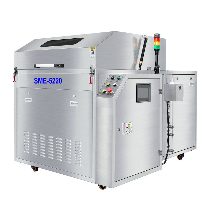 SME-5220 वेव सोल्डरिंग ओवन सिंथेटिक पैलेट Alumiun पैलेट, स्टेनलेस स्टील पैलेट फ्लक्स अवशिष्ट सफाई मशीन
