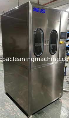 श्रीमती मिलाप पेस्ट स्टैंसिल नीचे अल्ट्रासोनिक और दोनों तरफ जलीय तरल स्प्रे सफाई मशीन